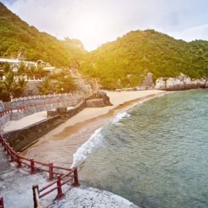 island Vietnam Cat Ba Island beach