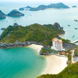 island Vietnam Cat Ba Island beach