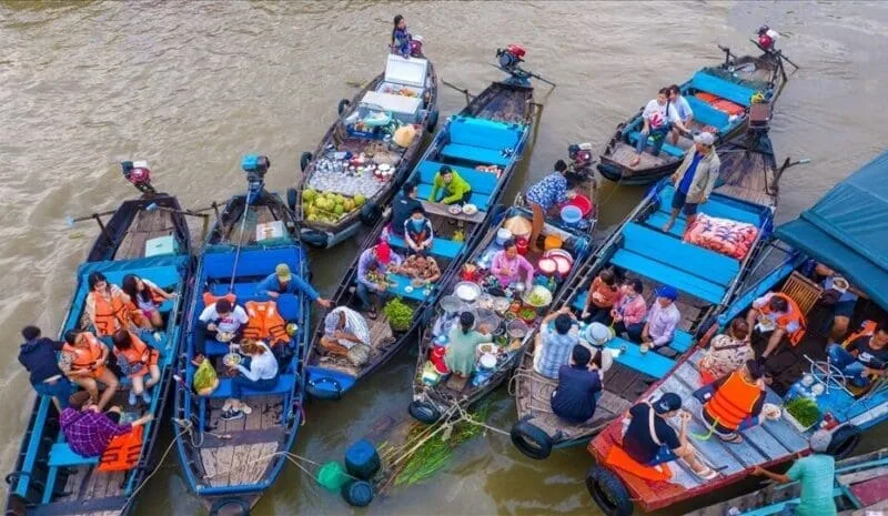 vietnamtour Ben Tre Floating Market