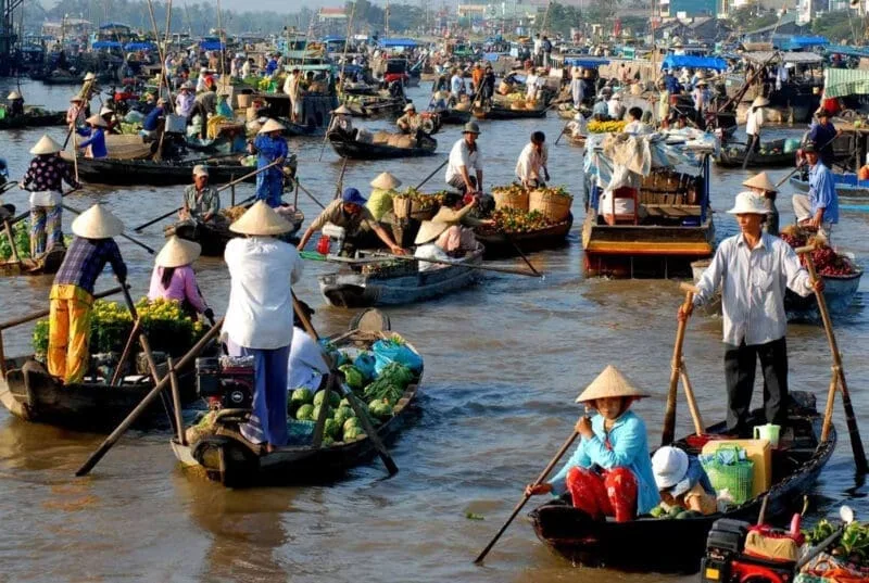 vietnamtour Ben Tre Floating Market