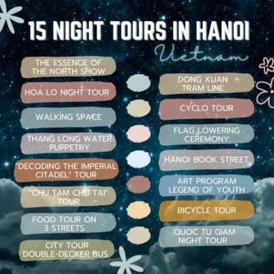 vietnamtour Hanoi Night Tours